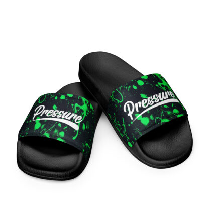 Pressure Men's Splatter Slides (Green)