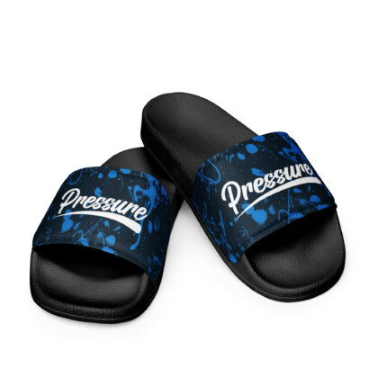 Pressure Men's Splatter Slides (Blue)
