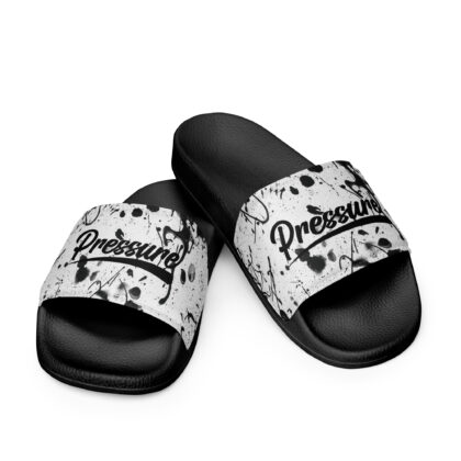 Pressure Men's Splatter Slides (Black)