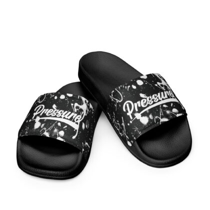 Pressure Men's Splatter Slides (White)