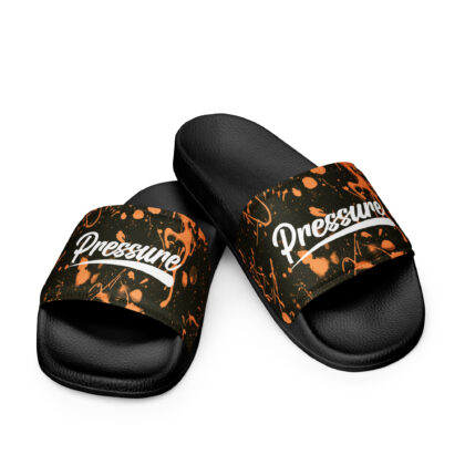 Pressure Men's Splatter Slides (Orange)