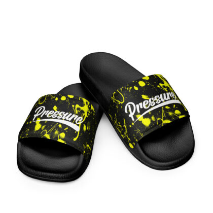 Pressure Men's Splatter Slides (Yellow)