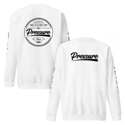 All About That Pressure Crewneck (プレッシャー Edition) (Black)