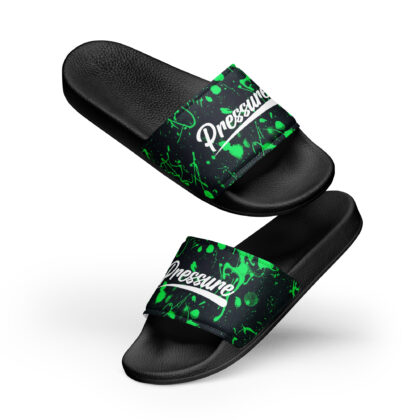 Pressure Women's Splatter Slides (Green)