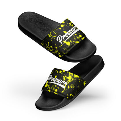 Pressure Women's Splatter Slides (Yellow)